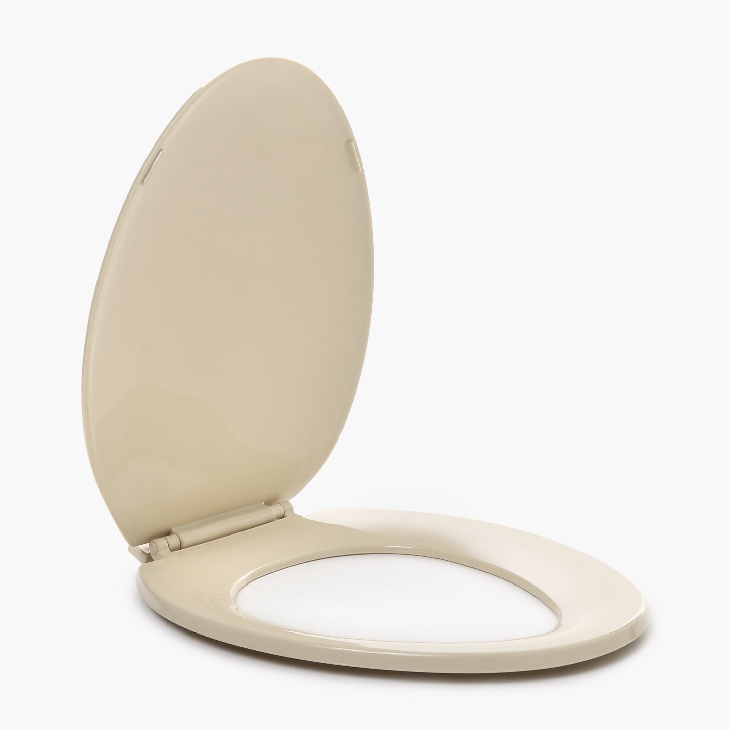ACE 19" Bone Plastic Toilet Seat Cover