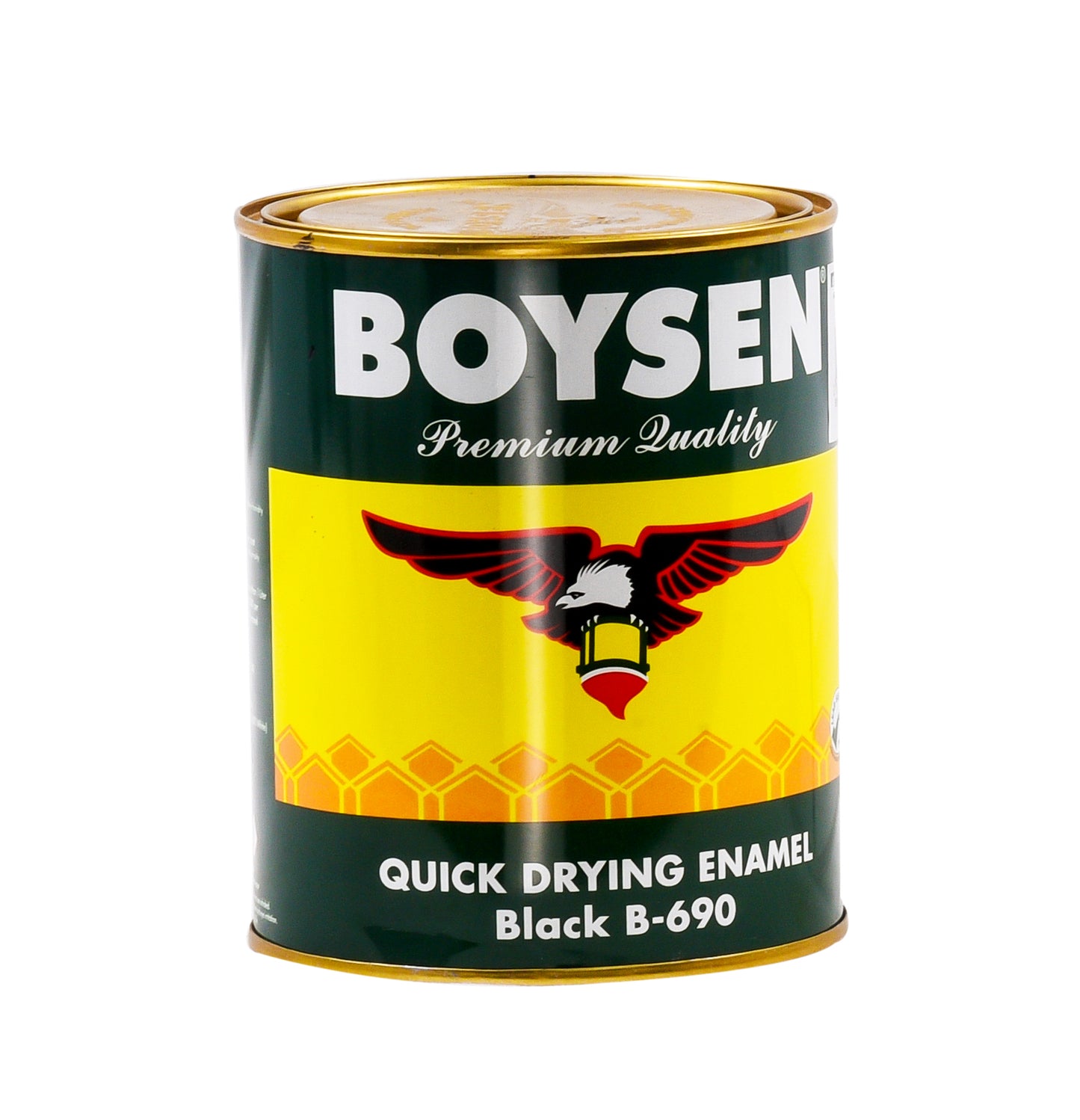 Boysen B-690 1L Black Quick Drying Enamel Paint