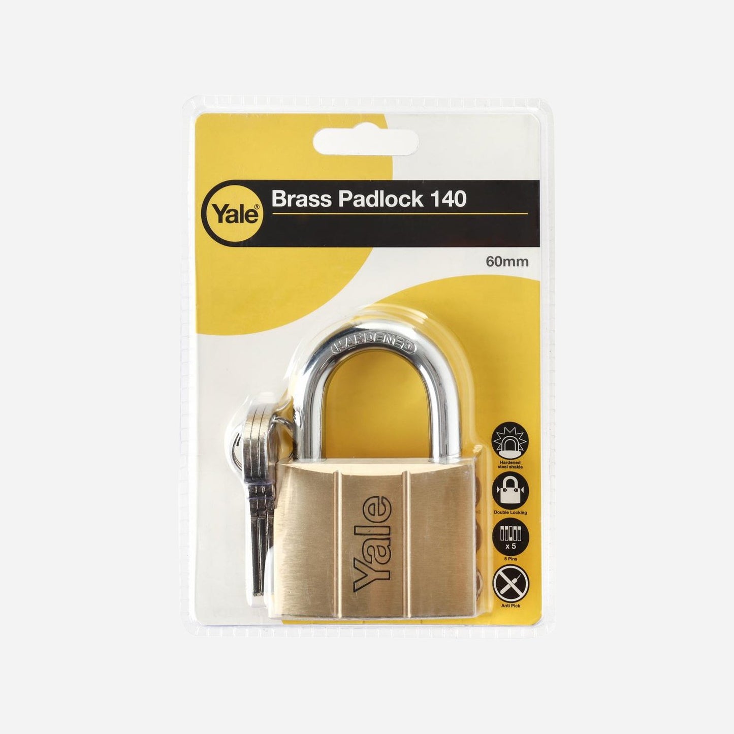 Yale 60 MM Brass Padlock V140 60