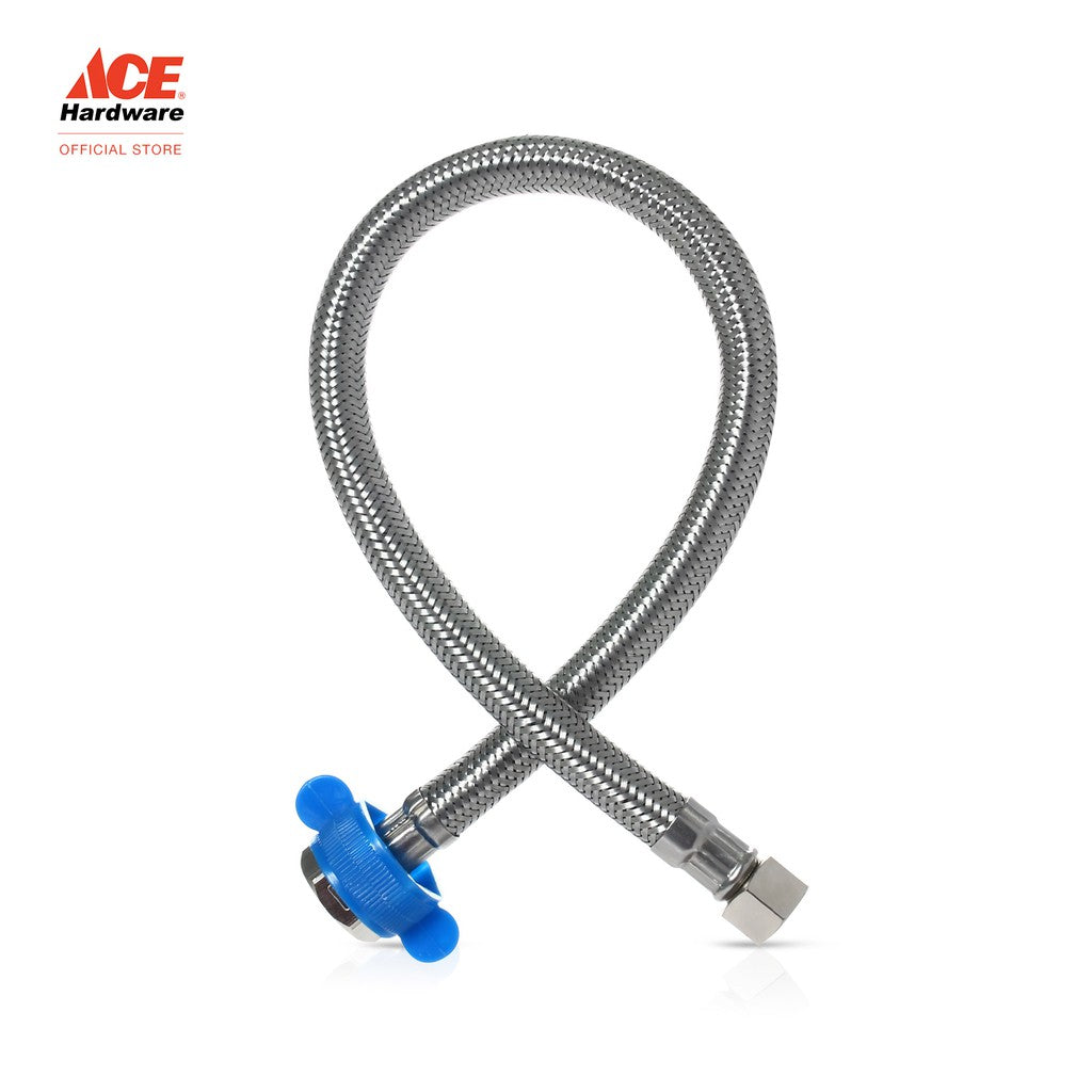 Wassernison Stainless Steel Flexible Hose 16in. 1/4X1/2X16 NFH 6016 AHPI