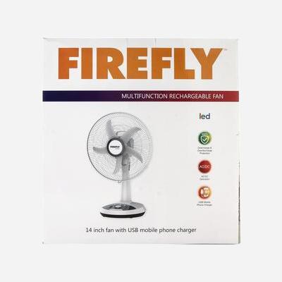 Firefly 14 In. Rechargeable Brushless Motor Floor Fan FEL6110
