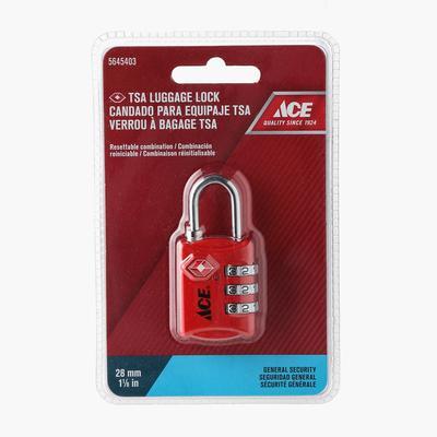 Tsa Approved Types Of Luggage Locks ACE TSA Luggage Lock 28mm – AHPI
