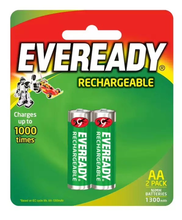 Eveready Rechargeable AA Battery (2's) – AHPI
