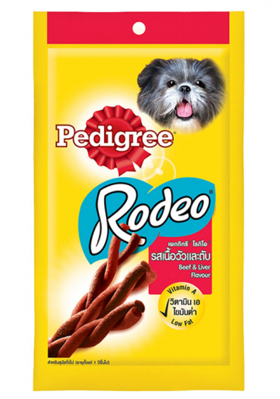 Pedigree Rodeo Treats 90g (Beef & Liver)