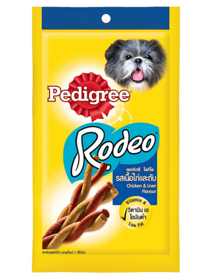 Pedigree Rodeo Treats 90g (Chicken & Liver)