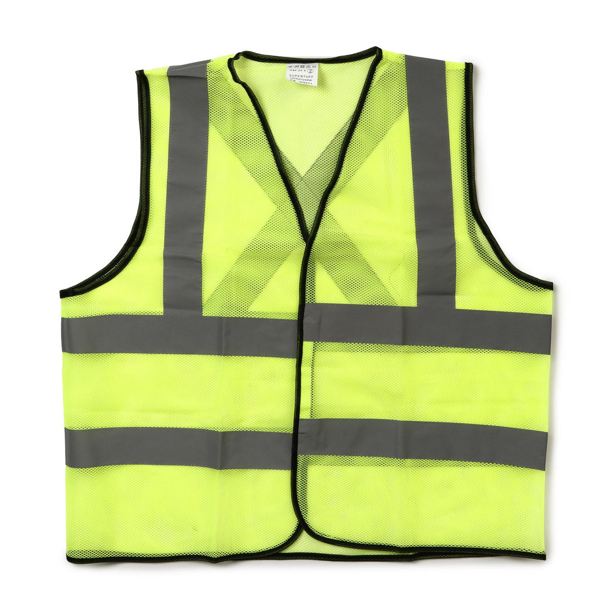 Super Tuff Reflective High Visibility Safety Vest in Neon Green – AHPI