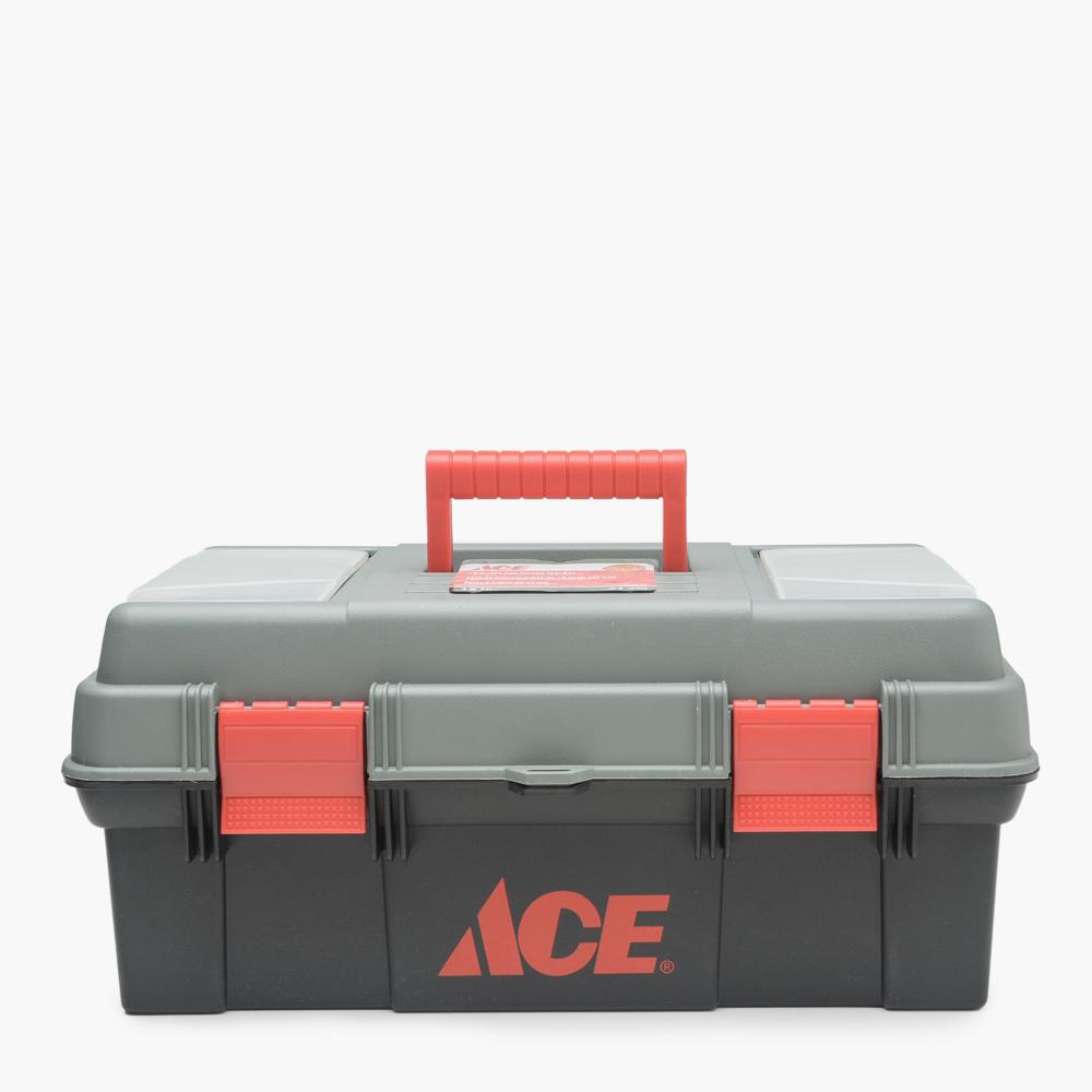 ACE Plastic Tool Box 16in. - Gray