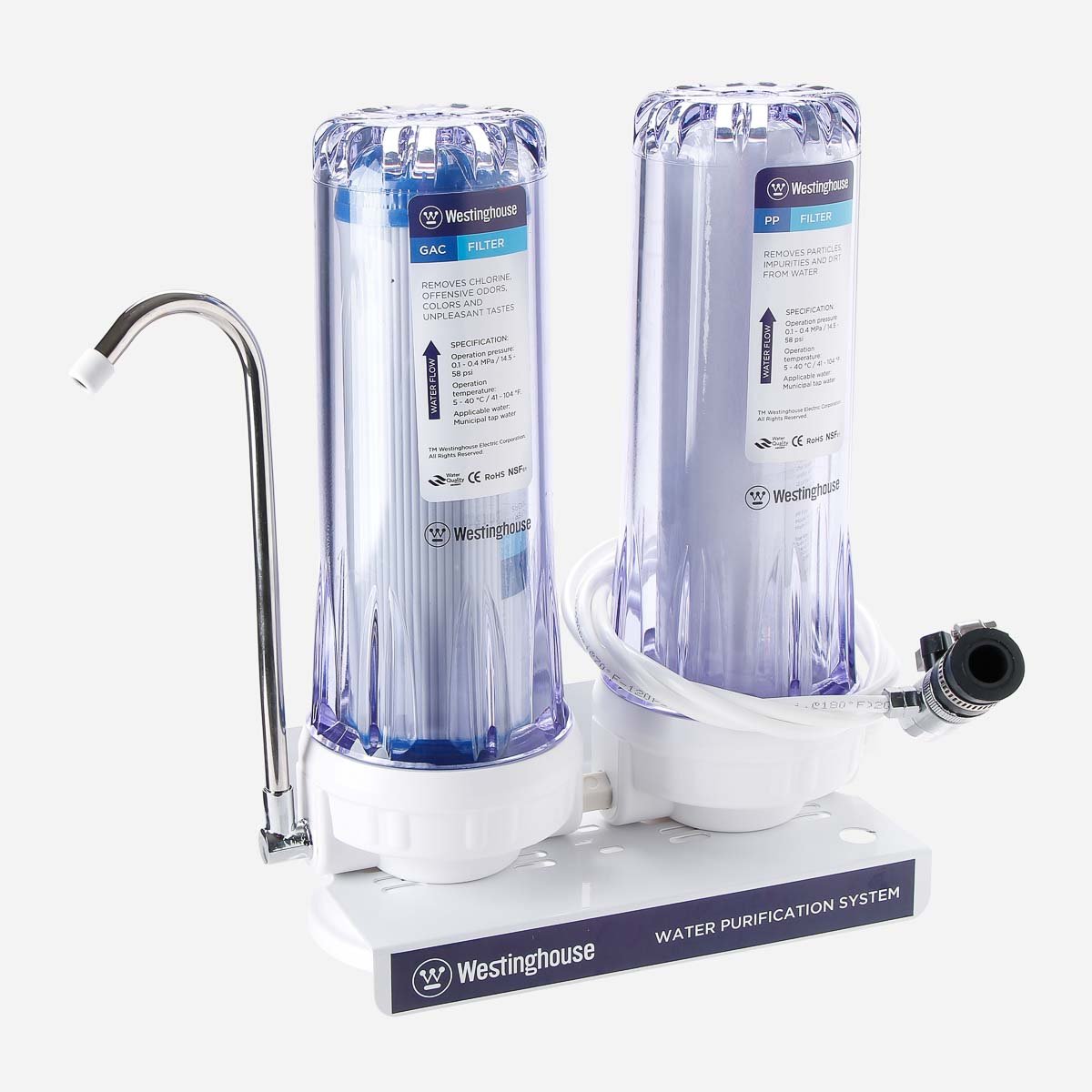 Westinghouse 2-Stage Water Filter System WWWPS105A2 – AHPI