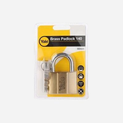 Yale 50mm Brass Padlock