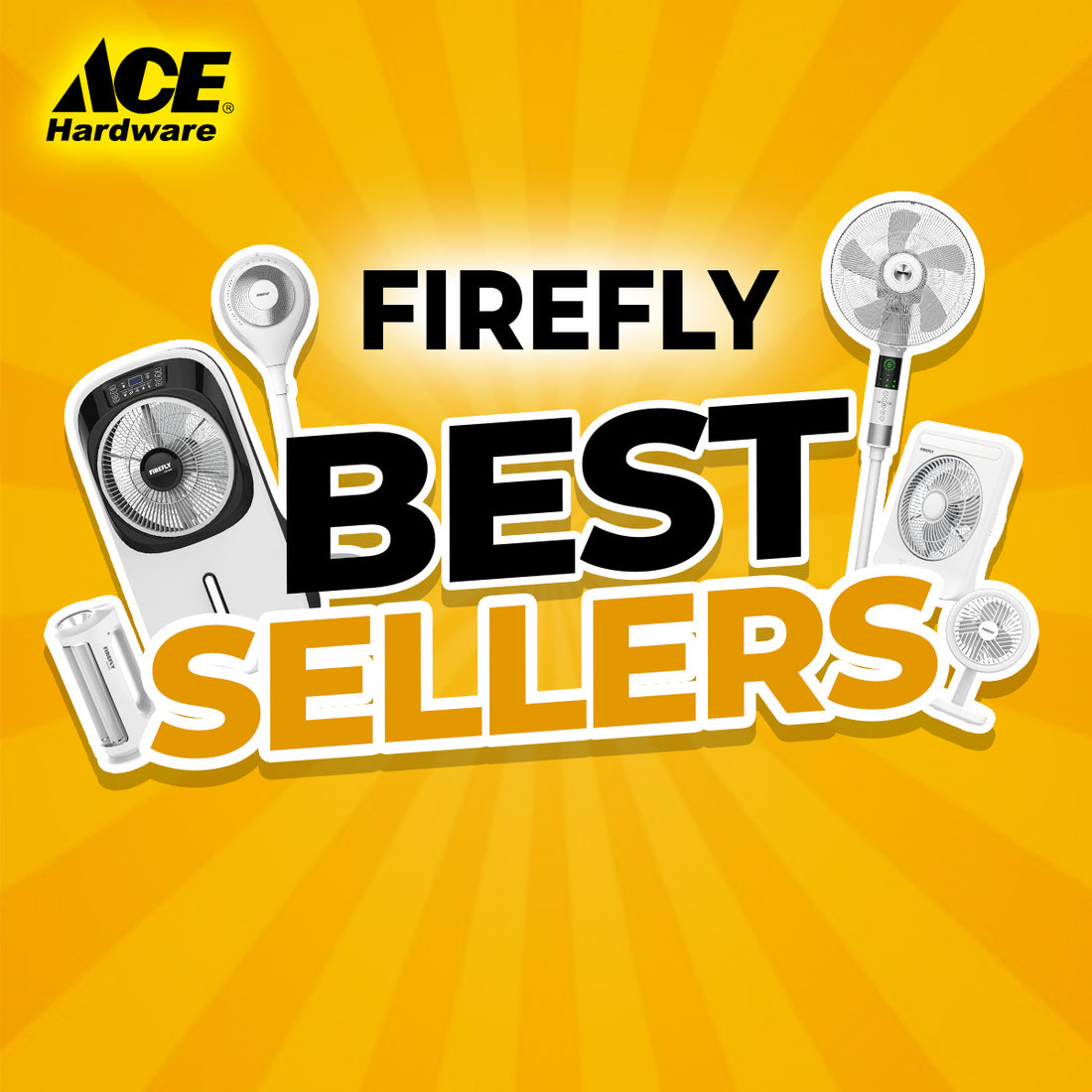 Firefly rechargeable fans
