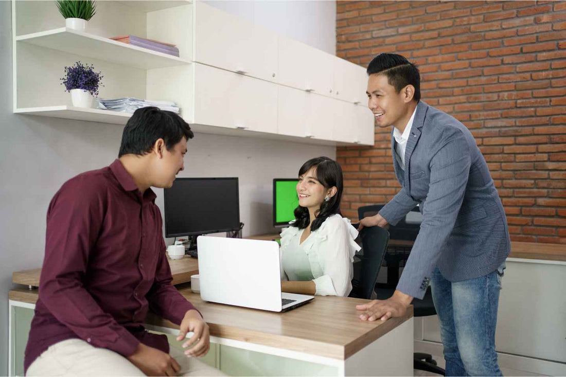 Man getting business quotation