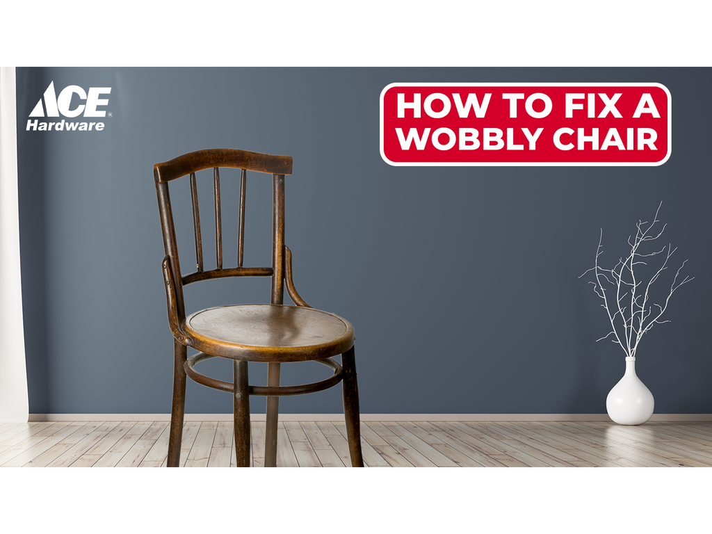 How to fix a wobbly chair in 7 steps