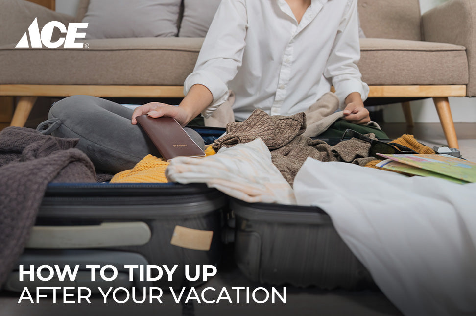 How to Tidy Up After Your Vacation