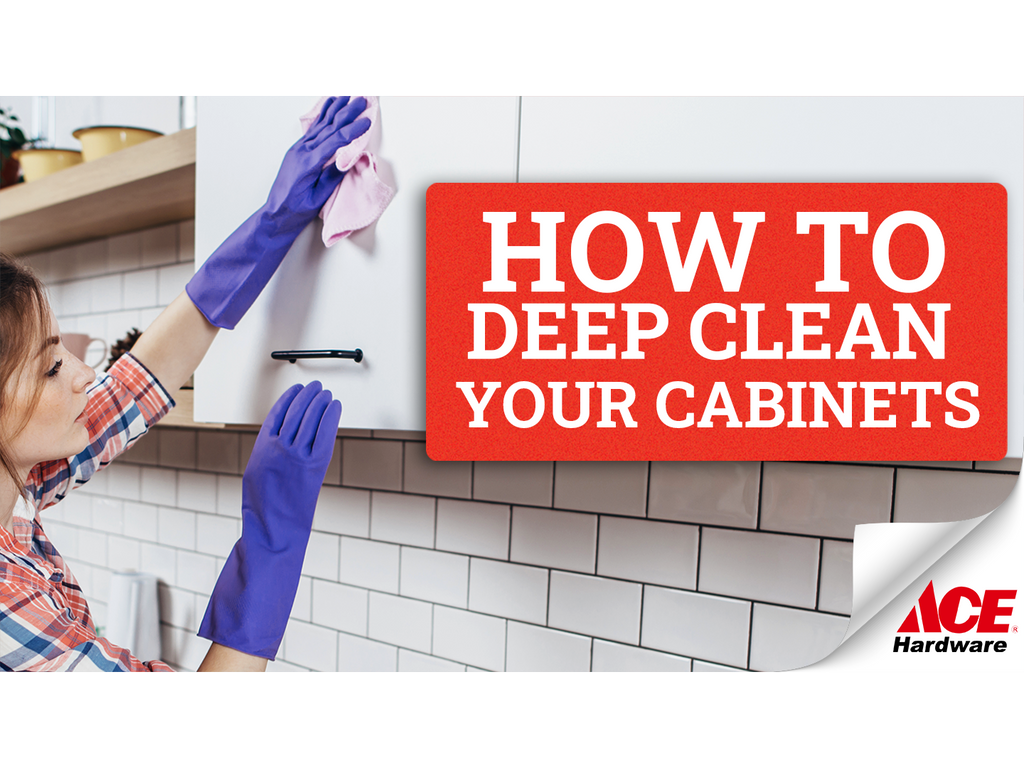 How to deep clean your cabinets