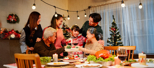 Holiday reunion with family