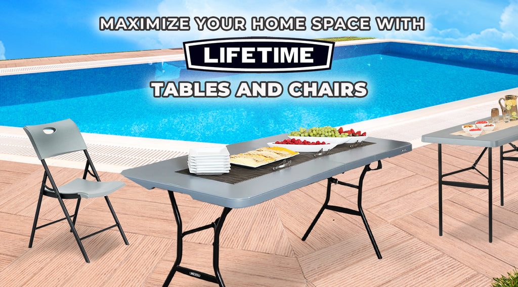 Equip Your Home Spaces With Lifetime Tables and Chairs
