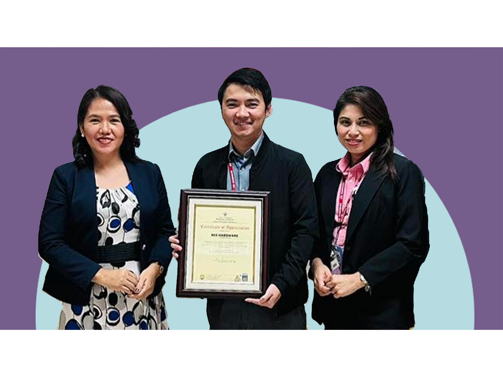 ACE Hardware Philippines Incorporated receives Best Brigada Eskwela Implementers Award