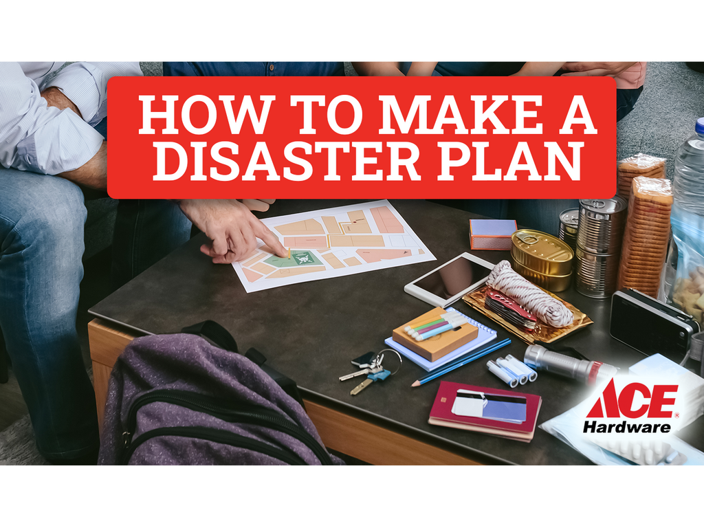 How to make a disaster plan