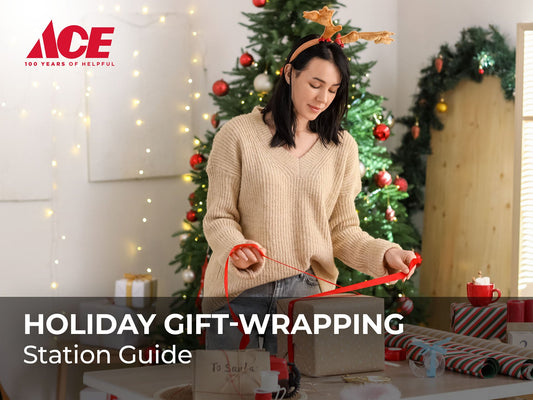 Holiday Gift-Wrapping Station Guide