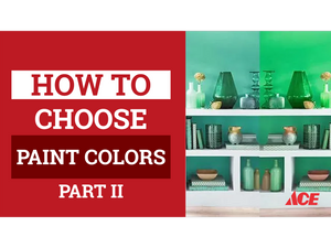 How to choose paint colors - Part II