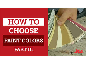 How to choose paint colors - Part III