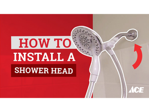How to install a shower head