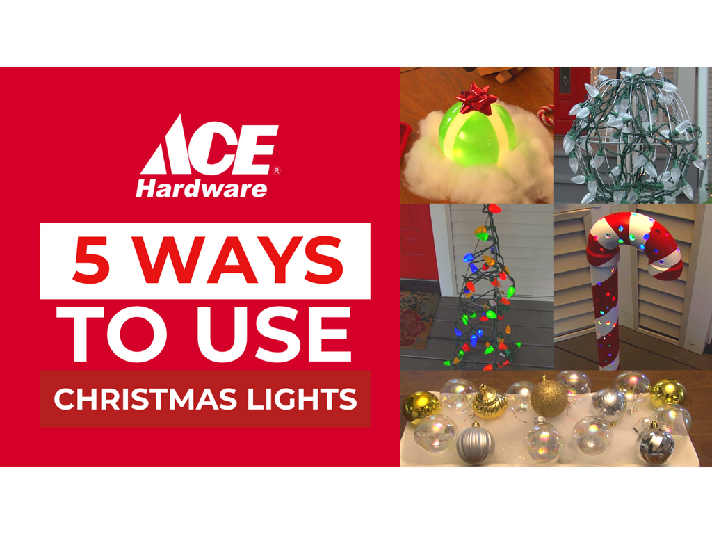 5 ways to use Christmas lights