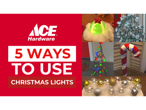 5 ways to use Christmas lights