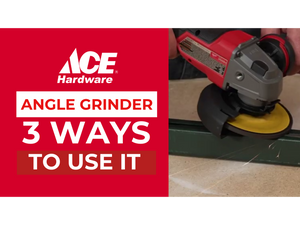 Angle grinder - 3 ways to use it