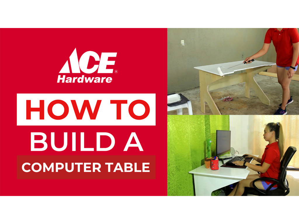 How to build a computer table