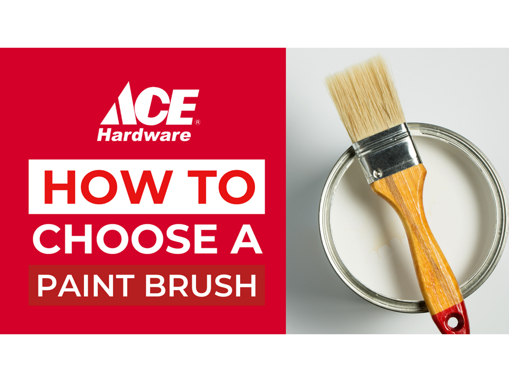 How to choose a paintbrush