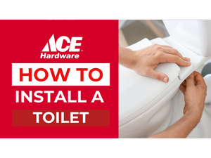 How to install a toilet