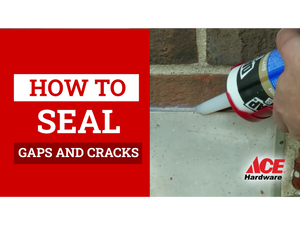 How to seal gaps and cracks