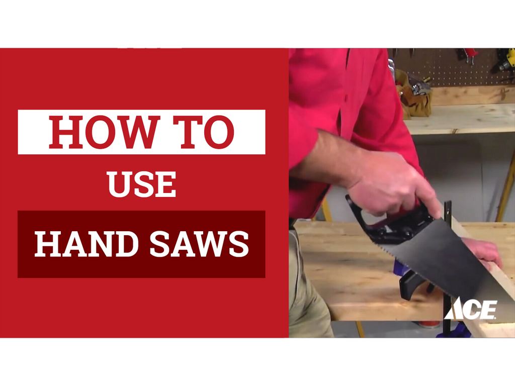 How to use hand saws