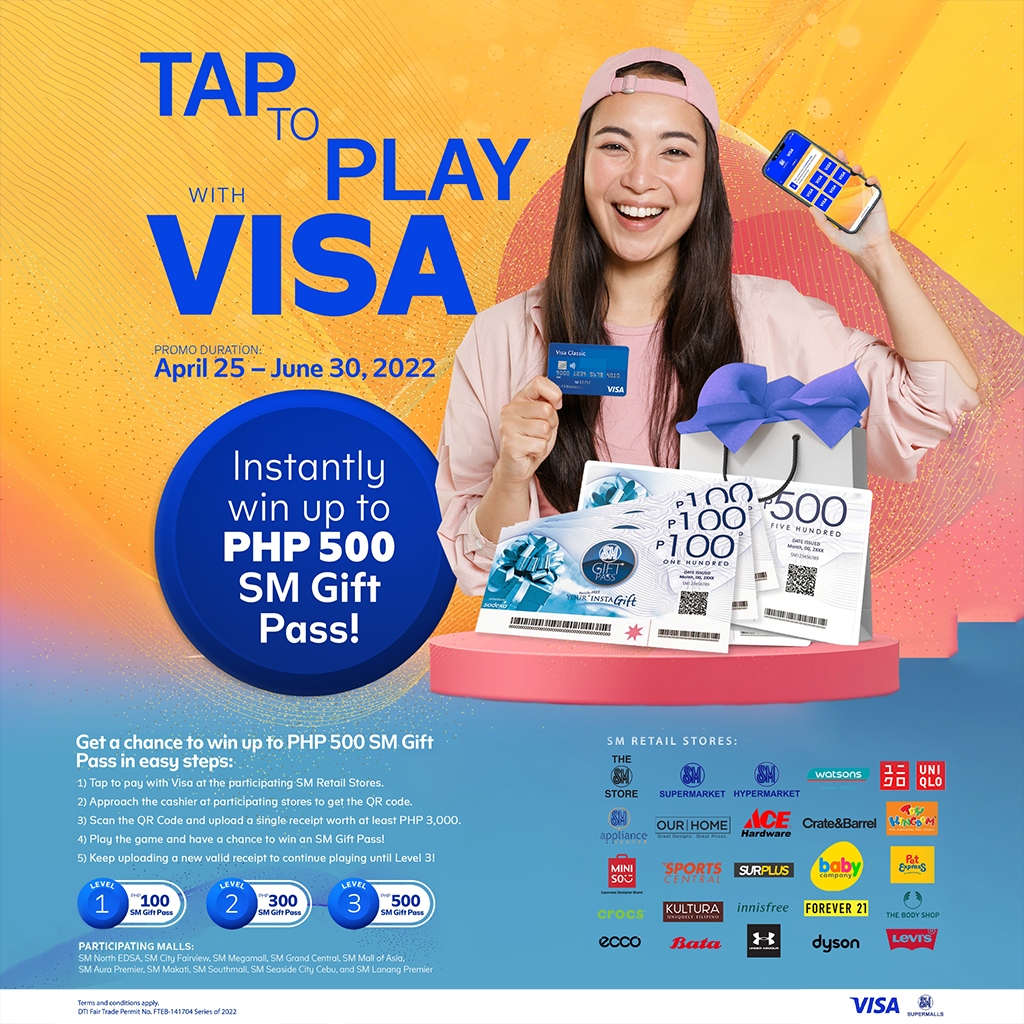 Tap to Play with VISA Cards