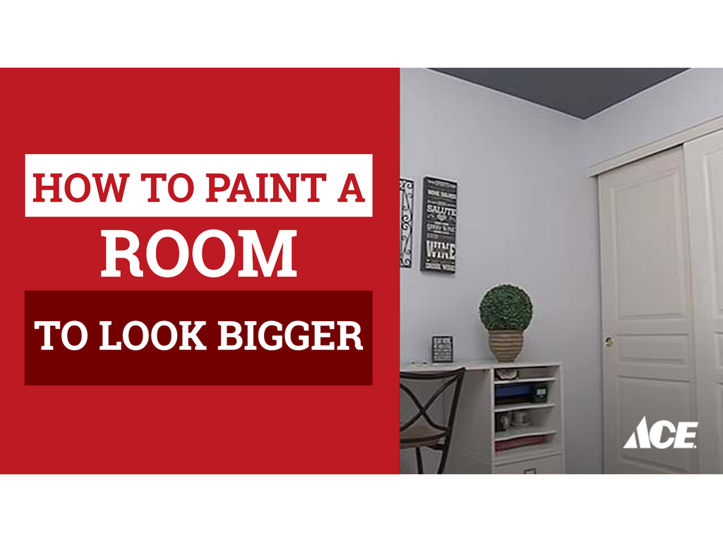 How to paint a room to look bigger