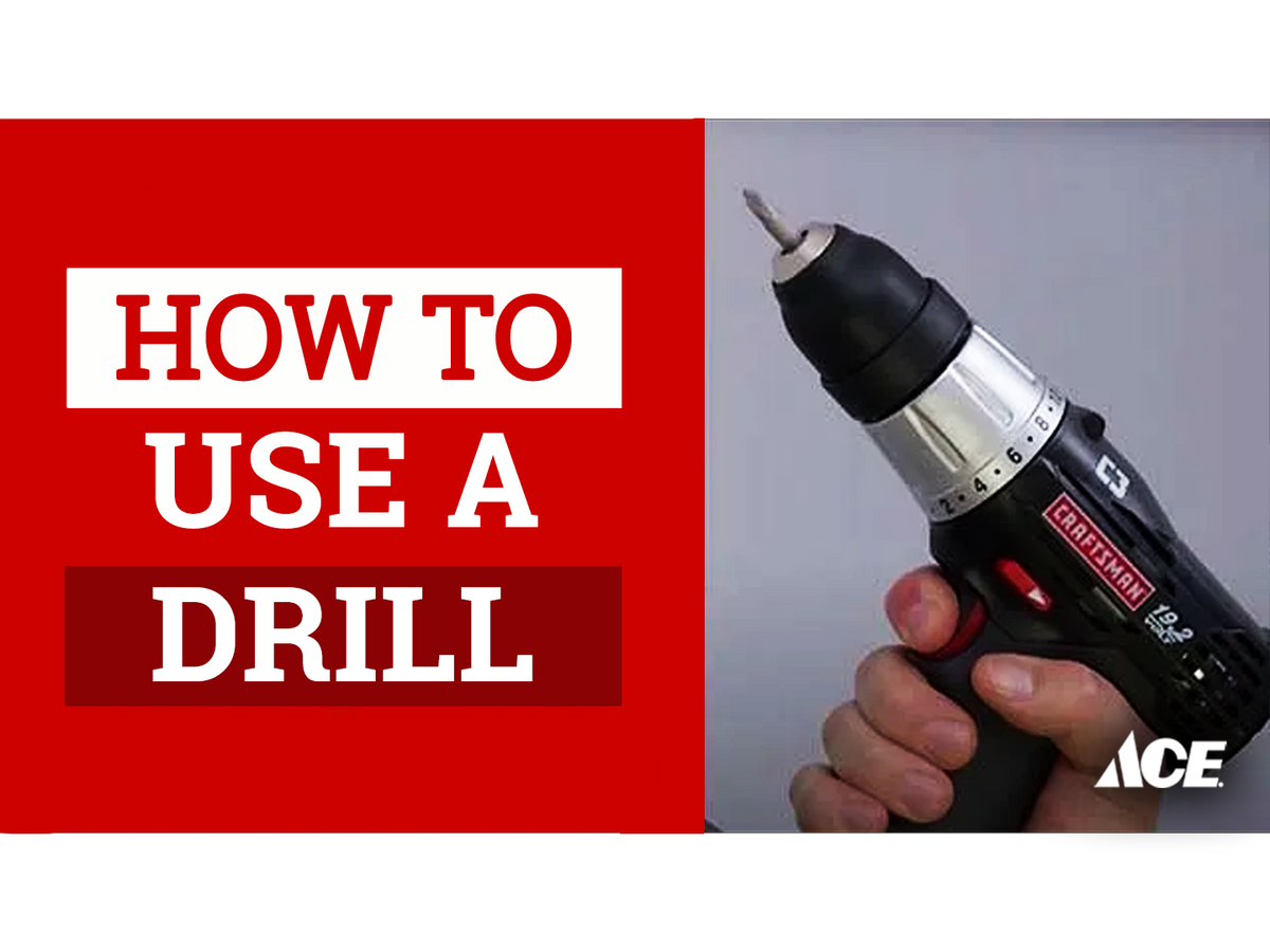How to use a drill AHPI