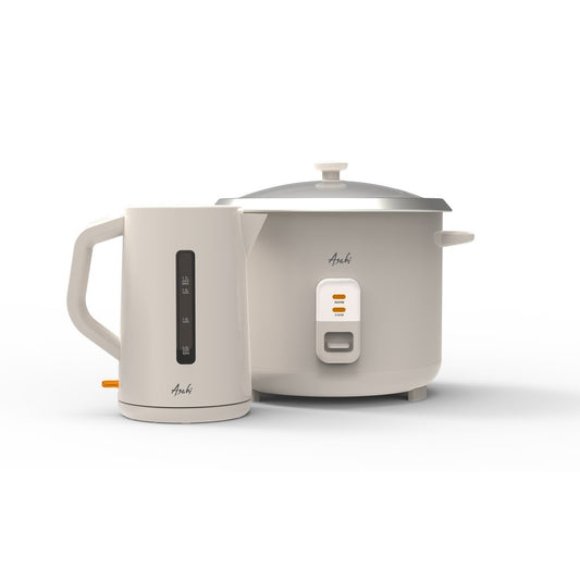ASAHI Bundle Rice Cooker RC-7 and Electric Kettle EK-017