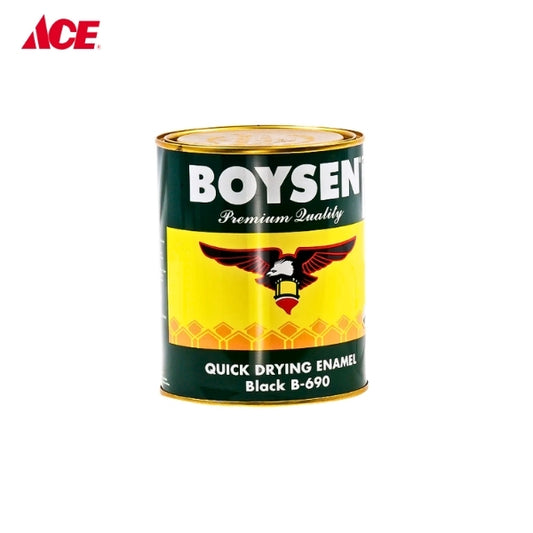 BOYSEN 1L Quick Dry Enamel - Black (B-690)