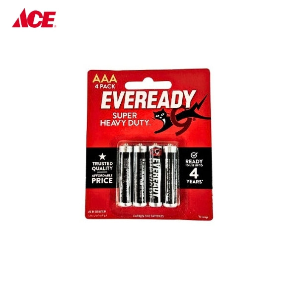 EVEREADY Super Heavy Duty AAA Battery - 4's (1212BP4)