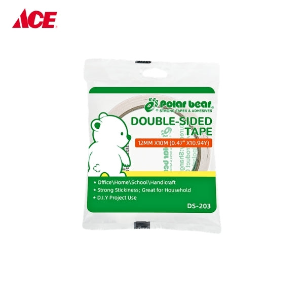 POLAR BEAR 12mmx10m Double-Sided Tape - (DS203)