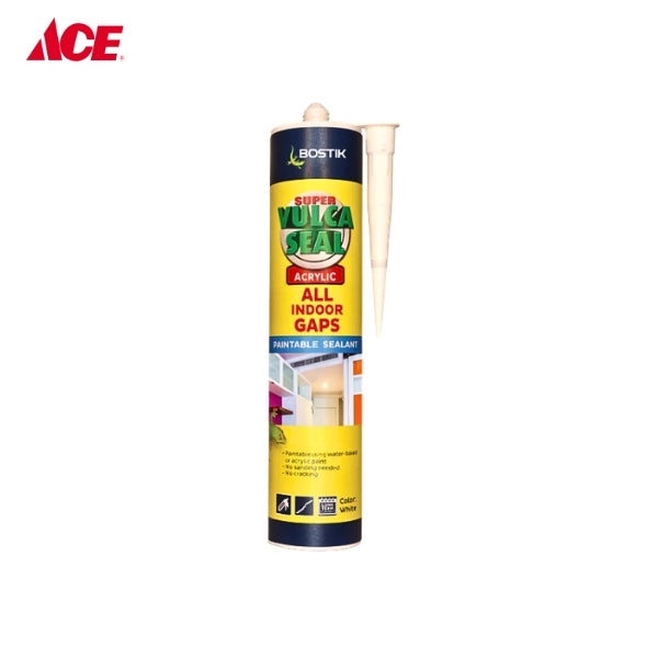 BOSTIK 300ml Super Vulcaseal Acrylic All Indoor Gaps - White