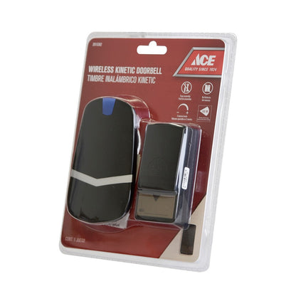 ACE Wireless Kinetic Doorbell Black