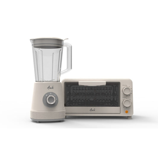 ASAHI Bundle Oven Toaster 10L OT-102 and Electric Blender 1.5L BL-909