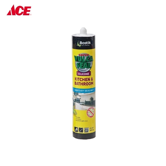 BOSTIK 300ml Super Vulcaseal Sanitary Sealant - White