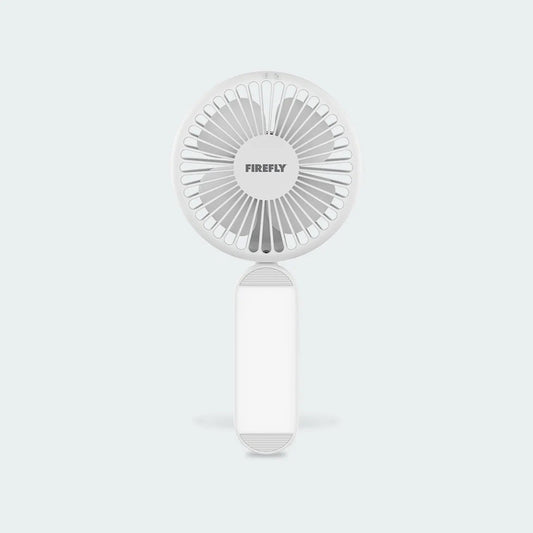FIREFLY 2-In-1 Rechargeable Handy Fan FEL816 White