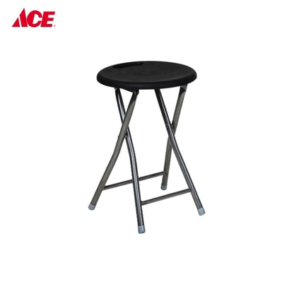 MODERN LIFESTYLE Round Folding Stool - Black (ML20015R)