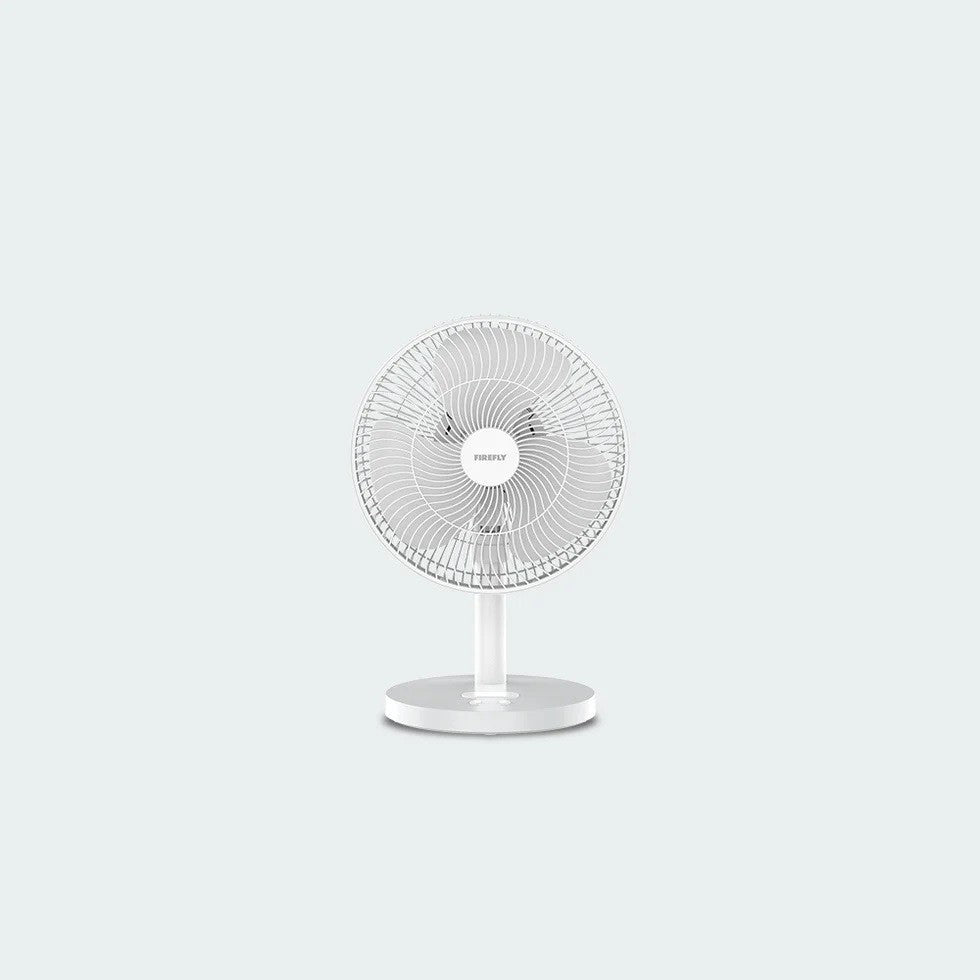 FIREFLY Rechargeable Oscillating Fan 12 Inches with Night Light FEL662S