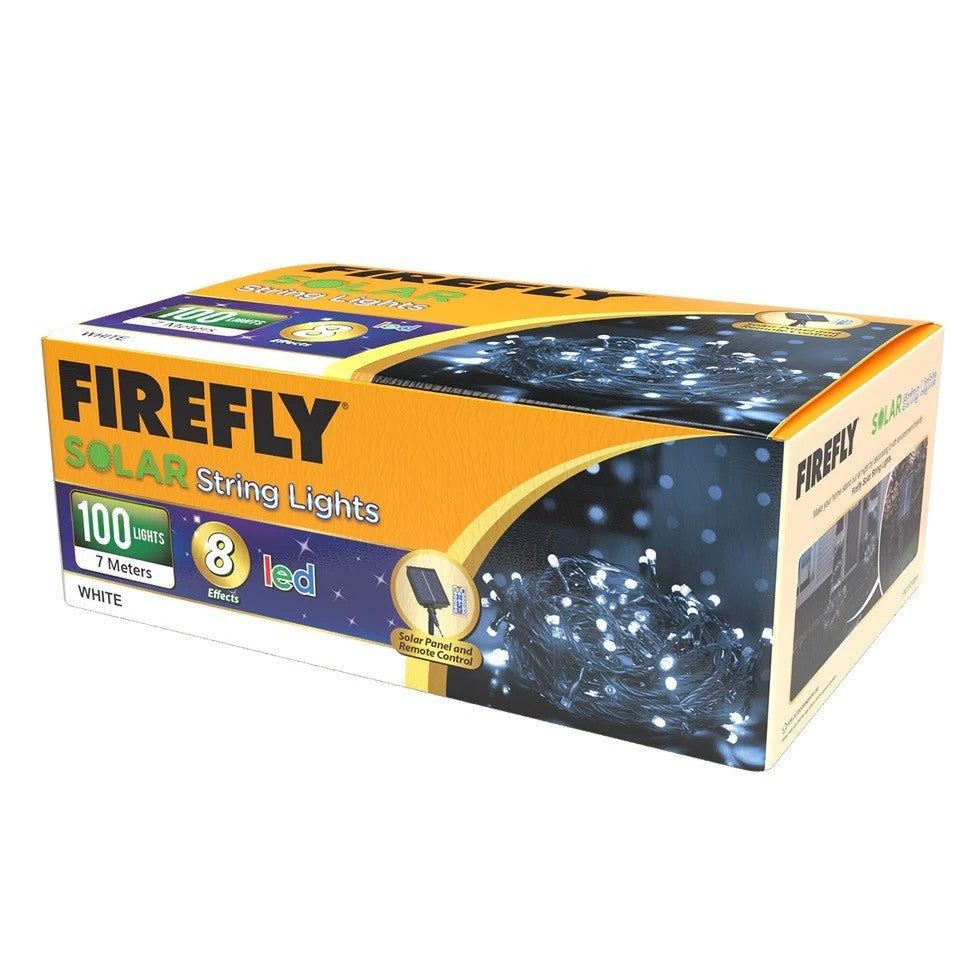 FIREFLY Christmas Solar String Lights 100LED 7MTRS FXL5112100WH
