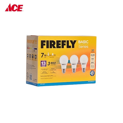 FIREFLY 7W 3-Led Bulb Value Pack - Daylight